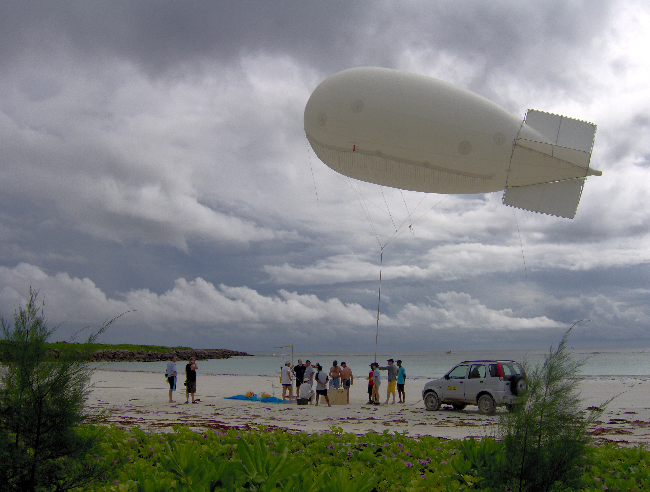 CNES Aeroclipper balloon preparing to chase down a typhoon in the pacific