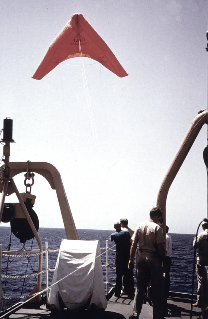 NOAA Dart balloon, 1967 collection of the family of Vice Admiral H. Arnold Karo