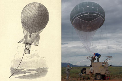 Image from page 40 of Airships Past and Present: 1908, Army Wasp Aerostat, image: US army