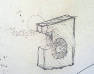 tiny crap sketch of how case for Kinora reel